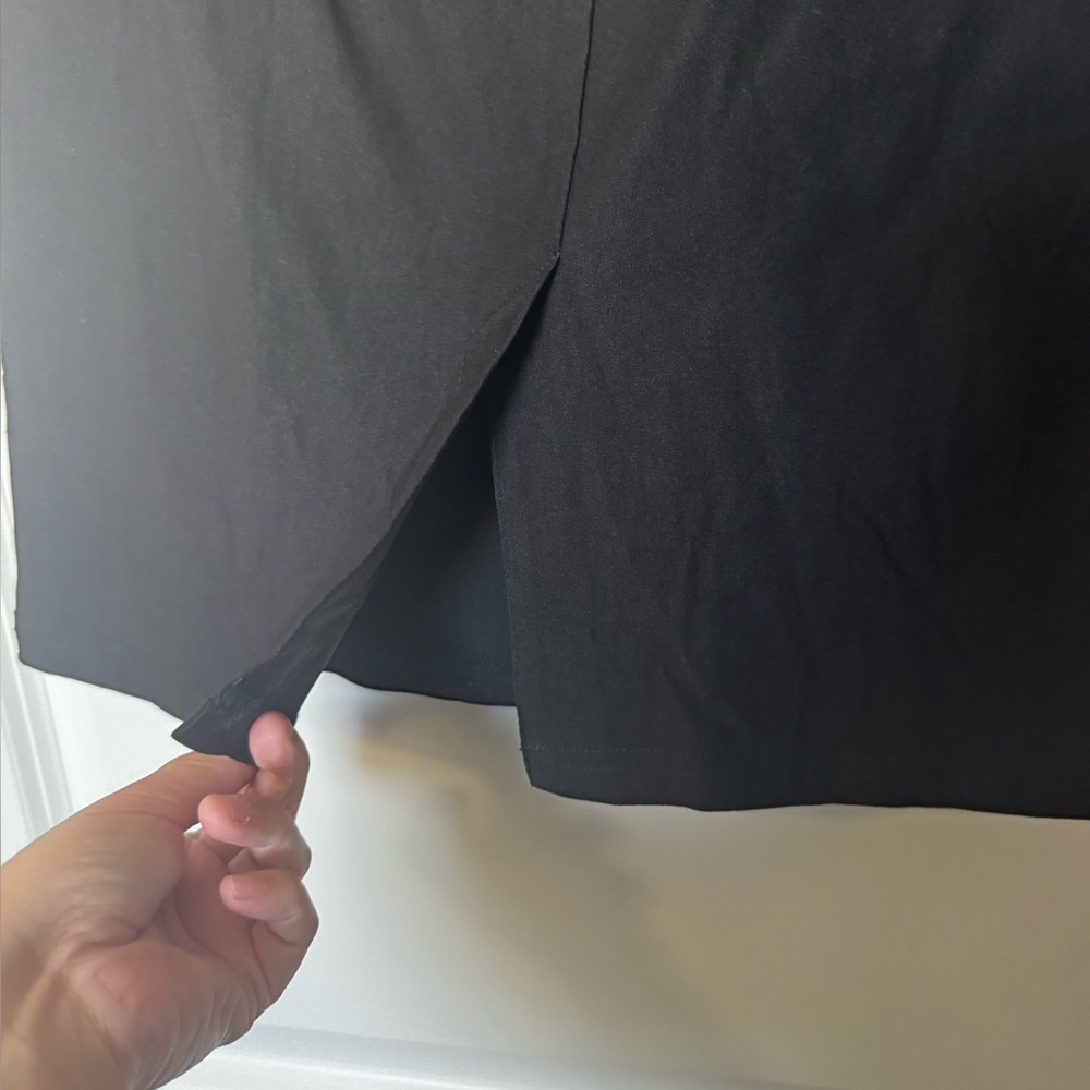 NWT Kate Kasin Black Pencil Skirt size medium - Picture 3 of 6
